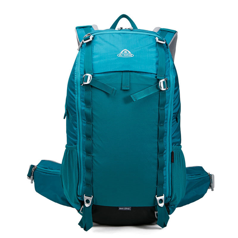 Ai one large-capacity portable mountaineering bag backpack, now available at Spitiwears. Made with wear-resistant and waterproof materials, this backpack is perfect for any outdoor adventure. With its spacious design, it can hold all your essential gear while keeping it protected. Upgrade your outdoor excursions with the Ai one backpack from Spitiwears.