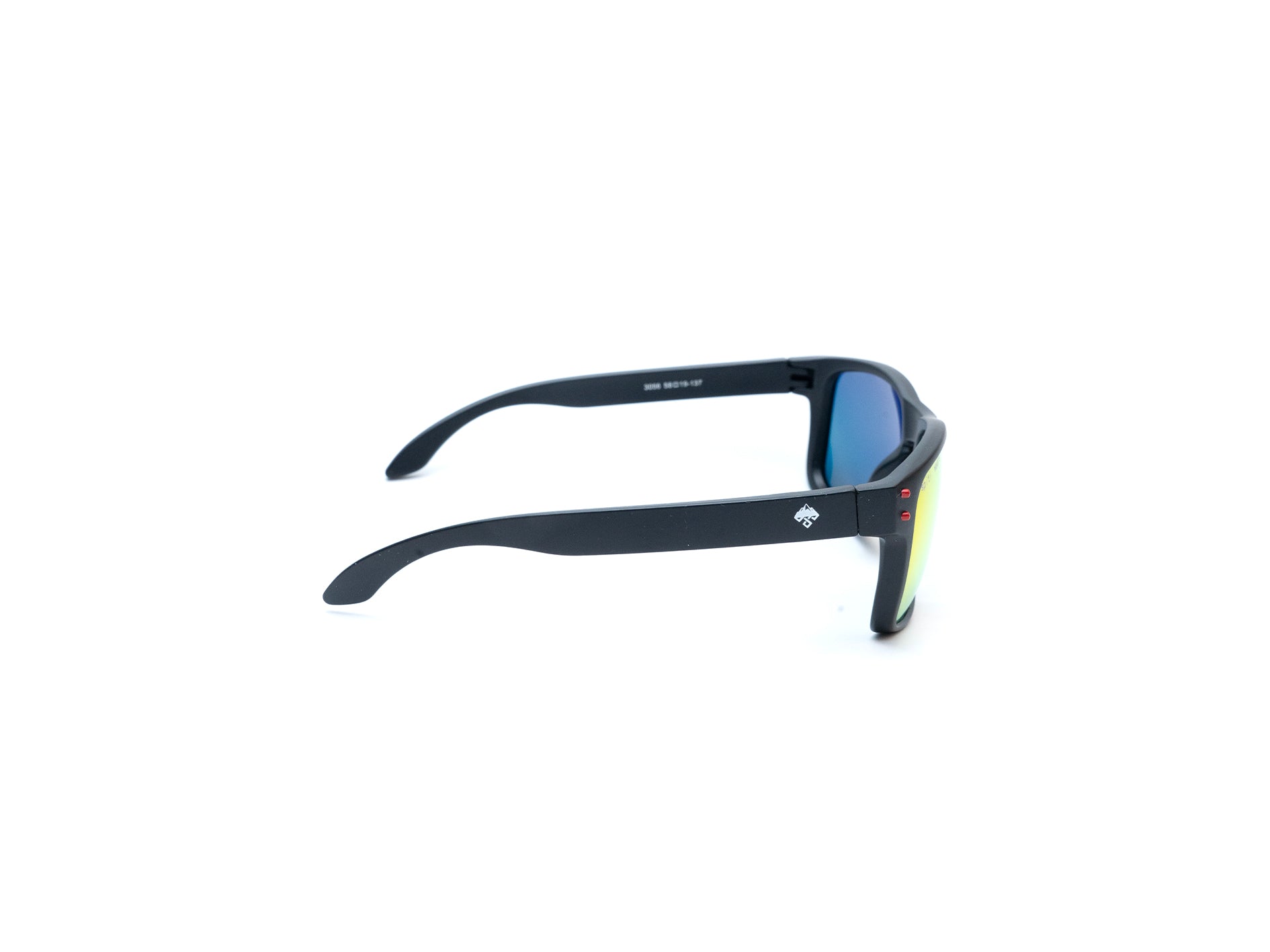 Spiti Wears Polarized Sunglasses for Men - New launch featuring sleek black frames and blue polarized lenses. Designed for clear vision and UV 400 protection with comfortable nose pads and strong hinges. Ideal for outdoor activities and everyday wear